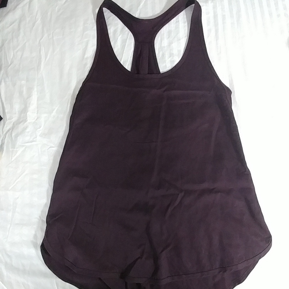 Lululemon Burgandy Signlet sz6