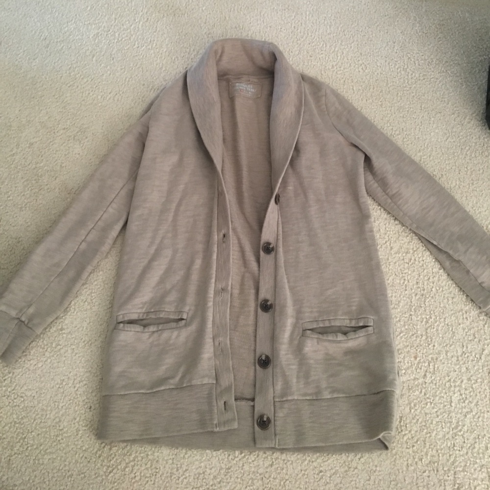 J Crew Collared Button Down Sweater! - image 1