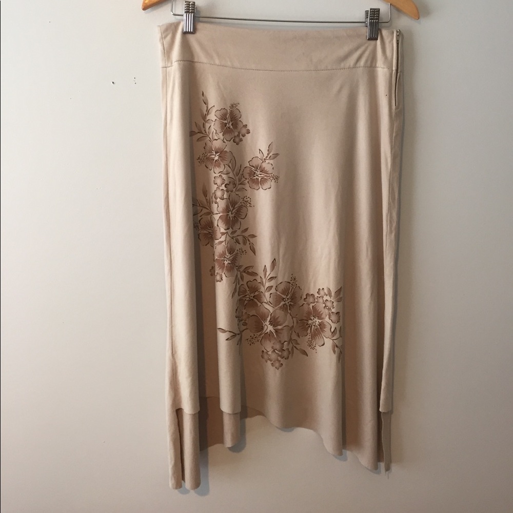 Skirt with Asymmetrical Hem Line