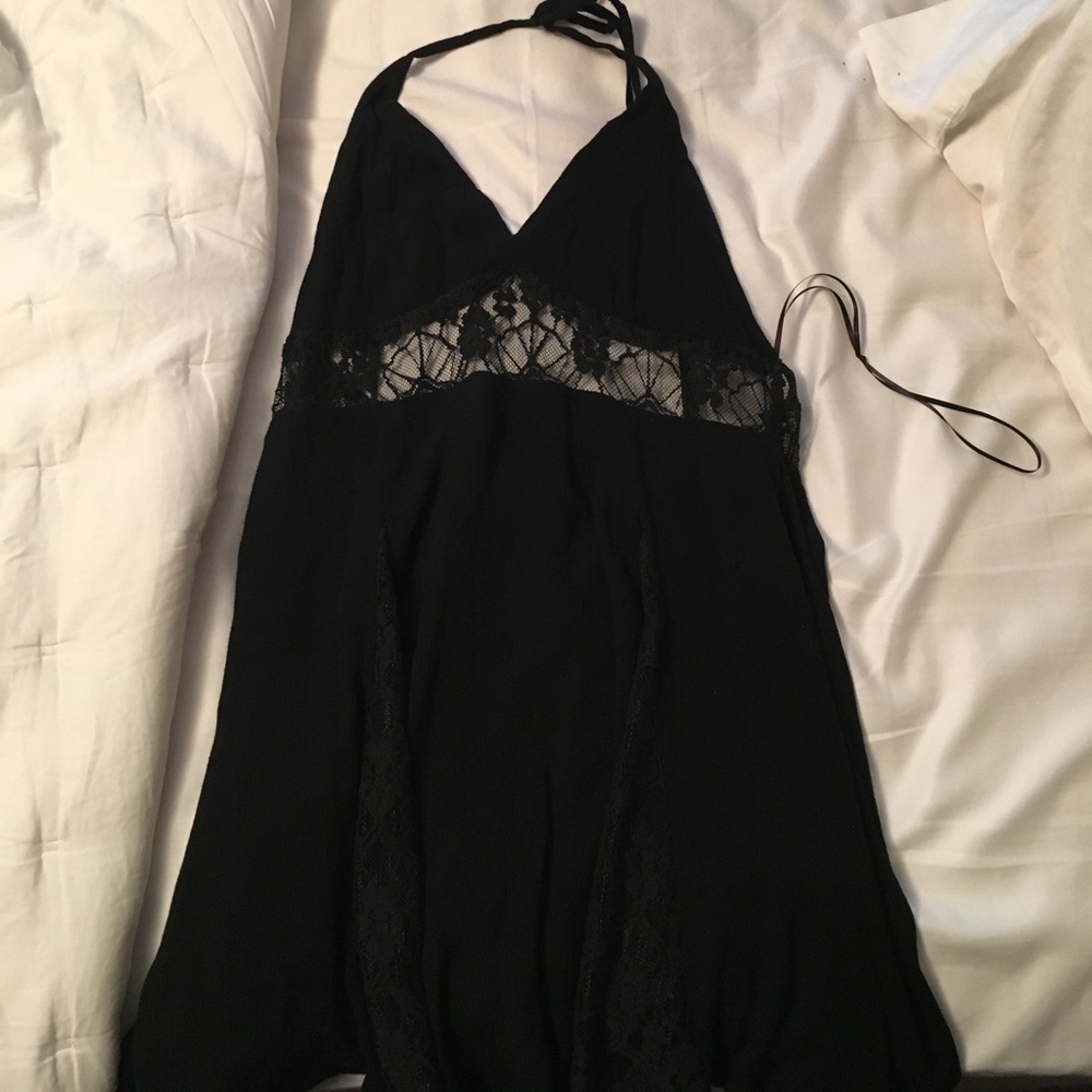Elegant Open Back Gathered Mini Dress