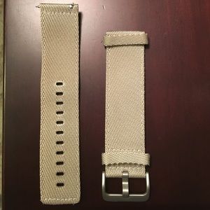 Khaki Nylon Fitbit Blaze Band