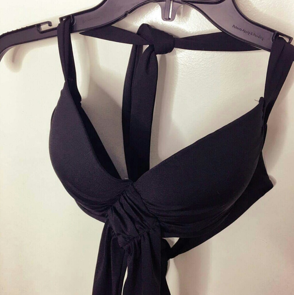 Victoria’s Secret Black Bandage Bikini Top