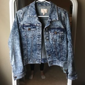Acid Wash Denim Jacket