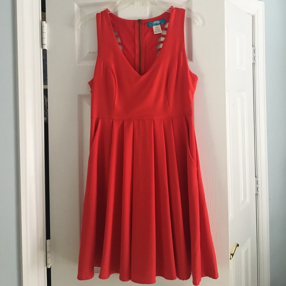 Red dress!  (from Nordstrom bp)