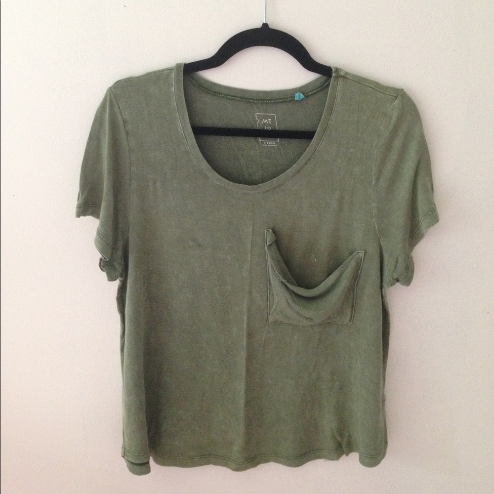 me to we olive green t-shirt