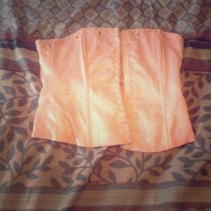 Light pink corset size medium