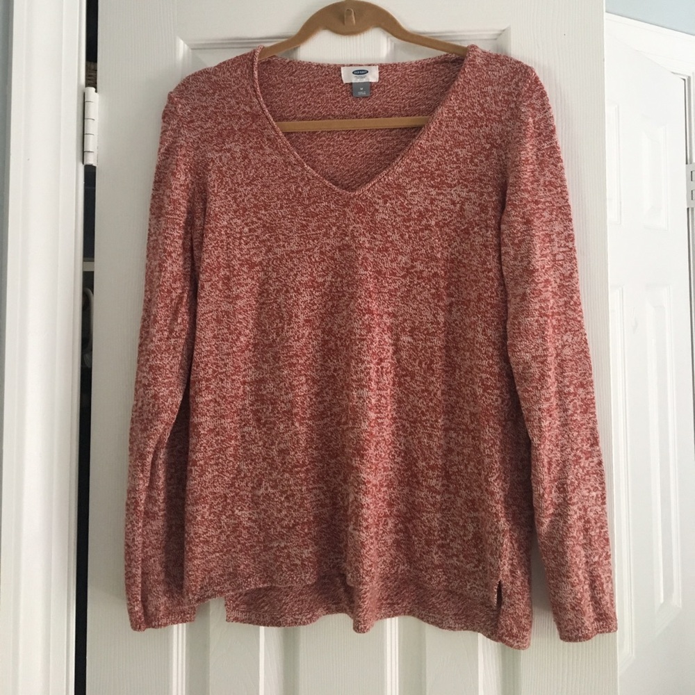 NWOT Old navy red white sweater!