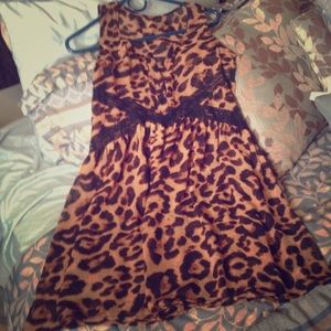 Sheer leopard dress/top