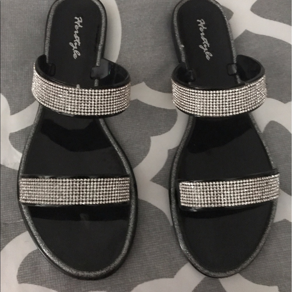 NOT FOR SALE.....Black sandals