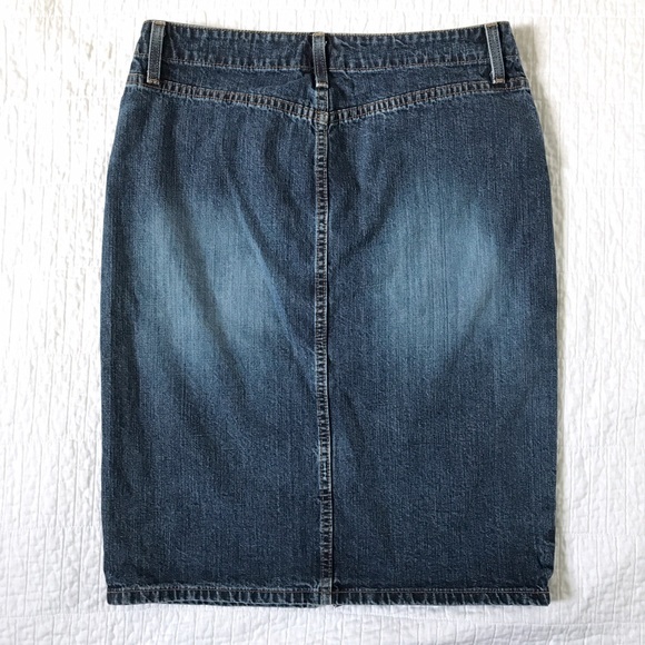 Mossimo vintage denim pencil skirt - Picture 3 of 6