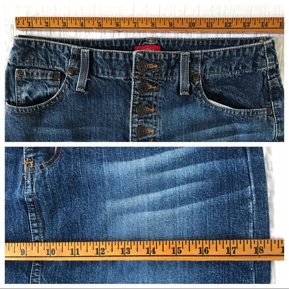 Mossimo vintage denim pencil skirt - Picture 4 of 6