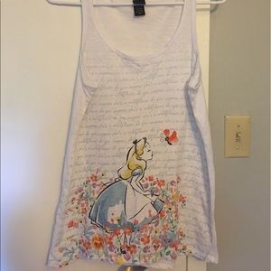 DISNEY Alice in Wonderland tank top