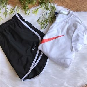 Nike Dri-Fit Black & White Shorts