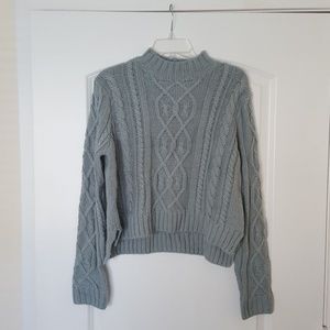 Mint Mock Top Sweater