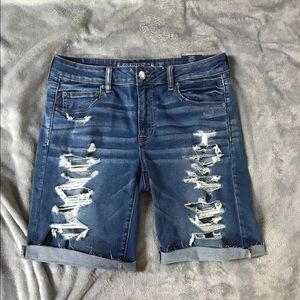American eagle jean shorts NWT sz 14