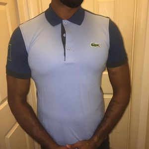 2 tone Lacoste polo