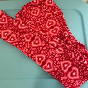 NEW Lularoe TC Valentine's Heart Leggings