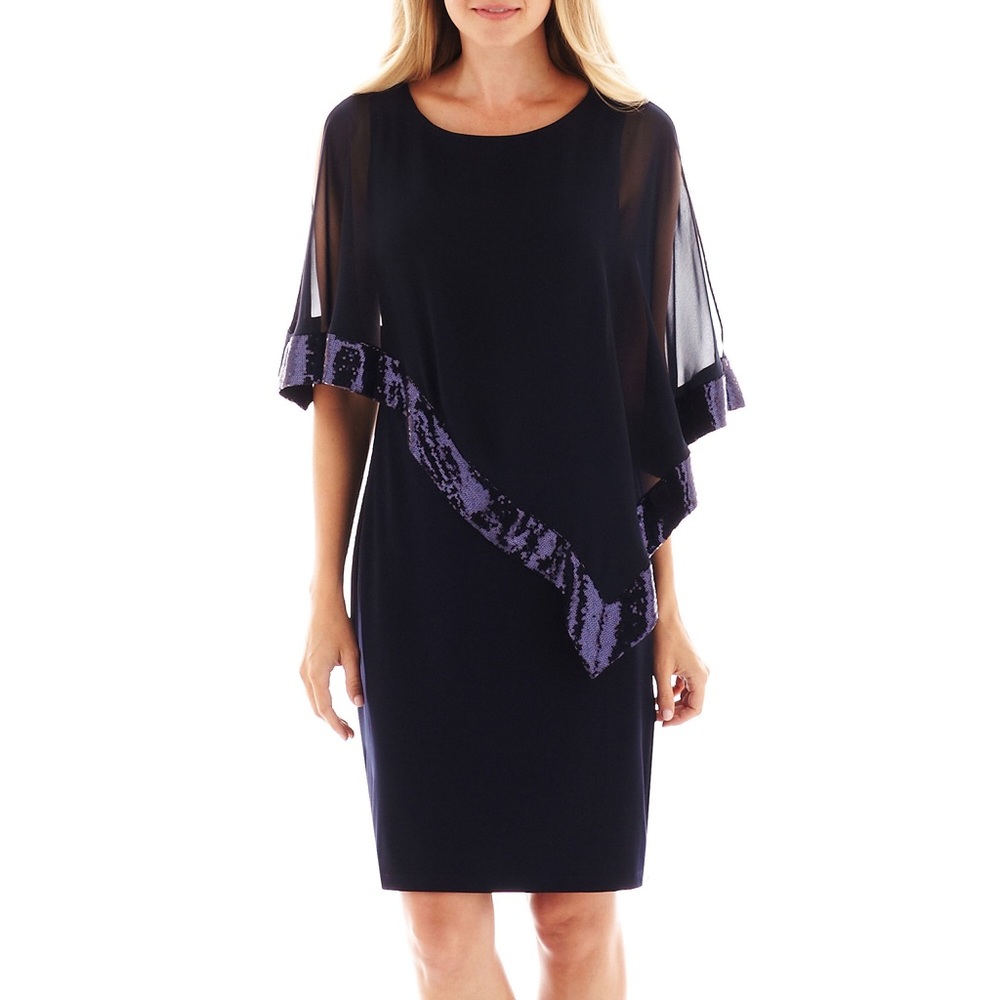 Brand new Scarlett dress with sequin overlay