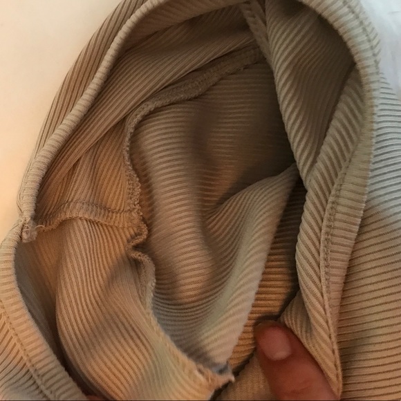 Forever21 Nude Long Sleeve Crop Top - Picture 7 of 7