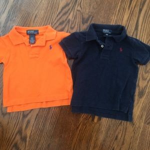 2 12 month Polo shirts