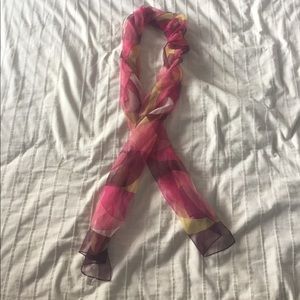 Dark pink scarf