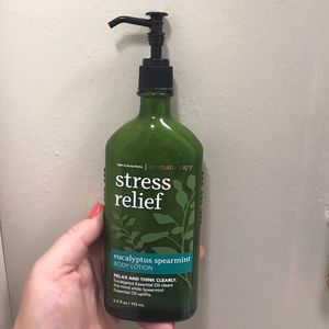 Bath and body works Stress Relief Lotion.