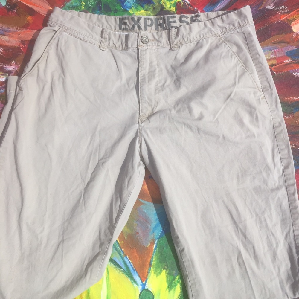 Express Khaki Pants, 36/34