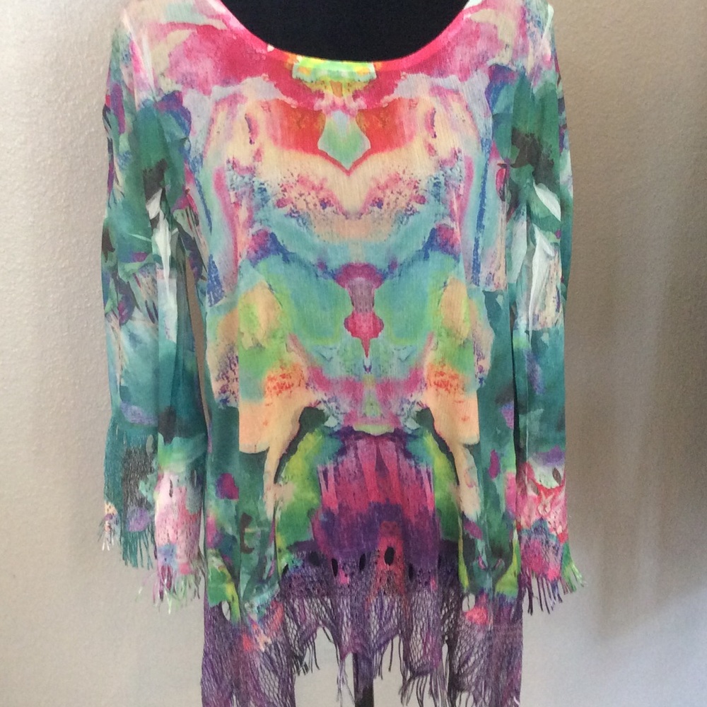 Tye Dy Asymmetrical Top