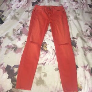 gently worn burnt orange  joes jeans!