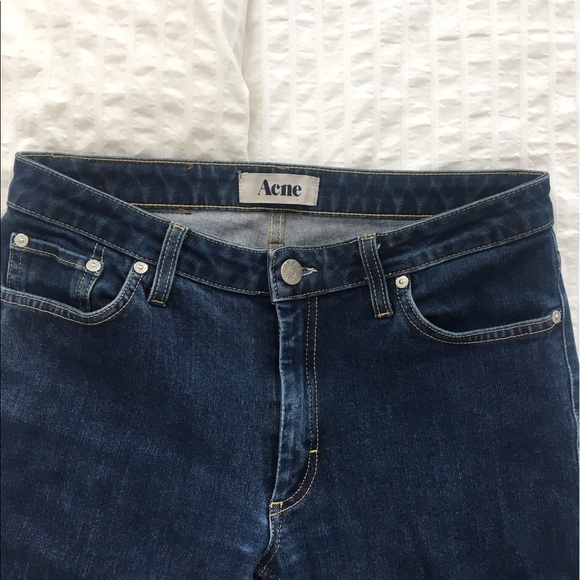 Acne Studios Denim - Acne Flex S Wet Blue Skinny Sz 29x 32