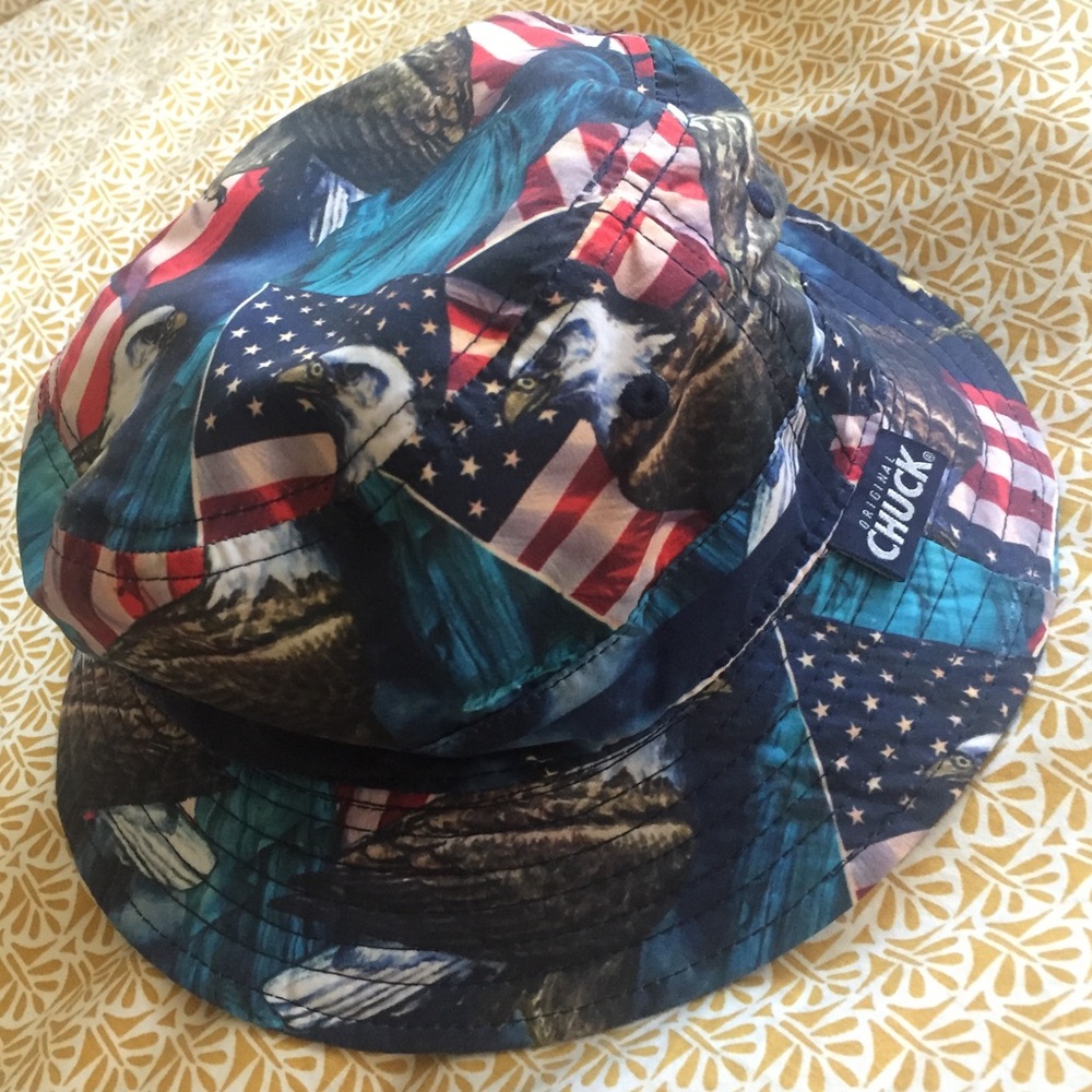 Chuck America Flag Reversible Bucket Hat