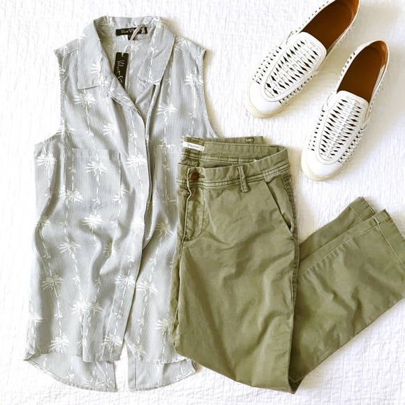 NWT Velvet Heart tencel sleeveless shirt - Picture 1 of 8