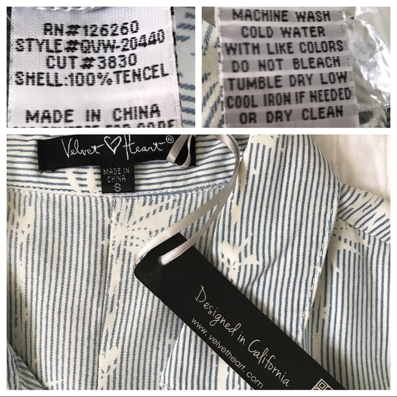 NWT Velvet Heart tencel sleeveless shirt - Picture 3 of 8