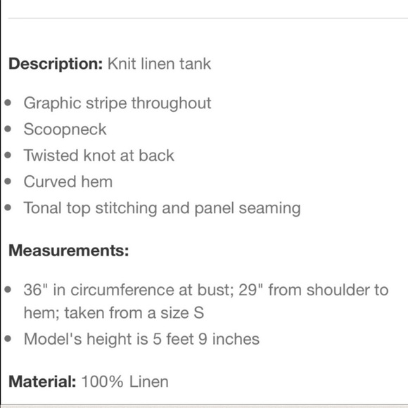 💥ONE LEFT💥Free People Linen twist back tank top - Picture 2 of 2