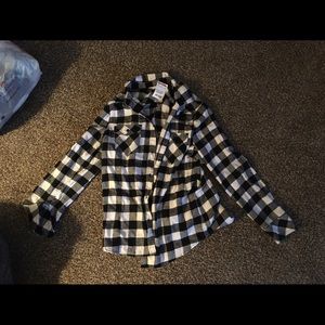 black & white flannel