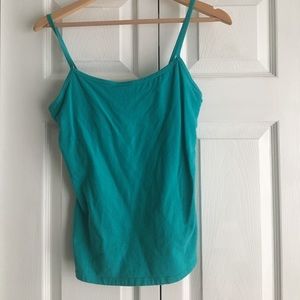 Teal VS Bra Top Tank Top