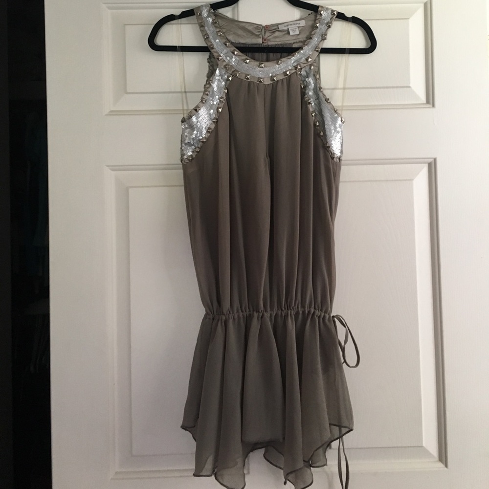Boston Proper Sequin Sleeveless Top