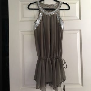 Boston Proper Sequin Sleeveless Top