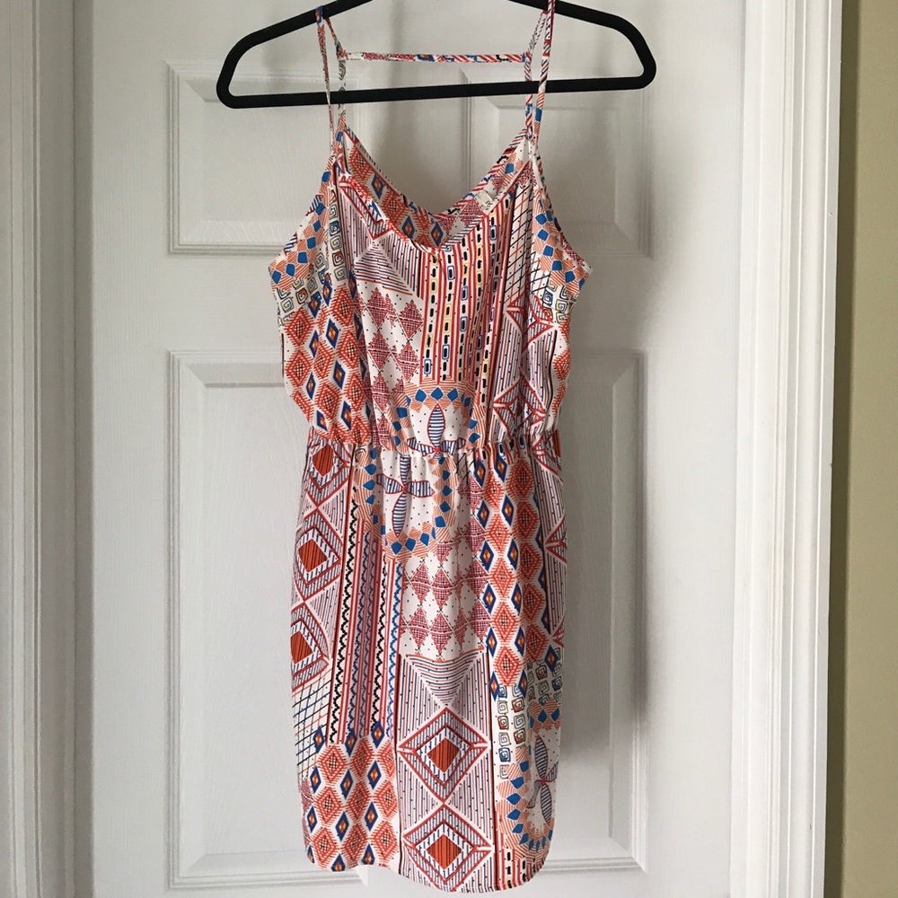 Colorful patterned sundress