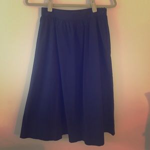 Midi Navy Skirt