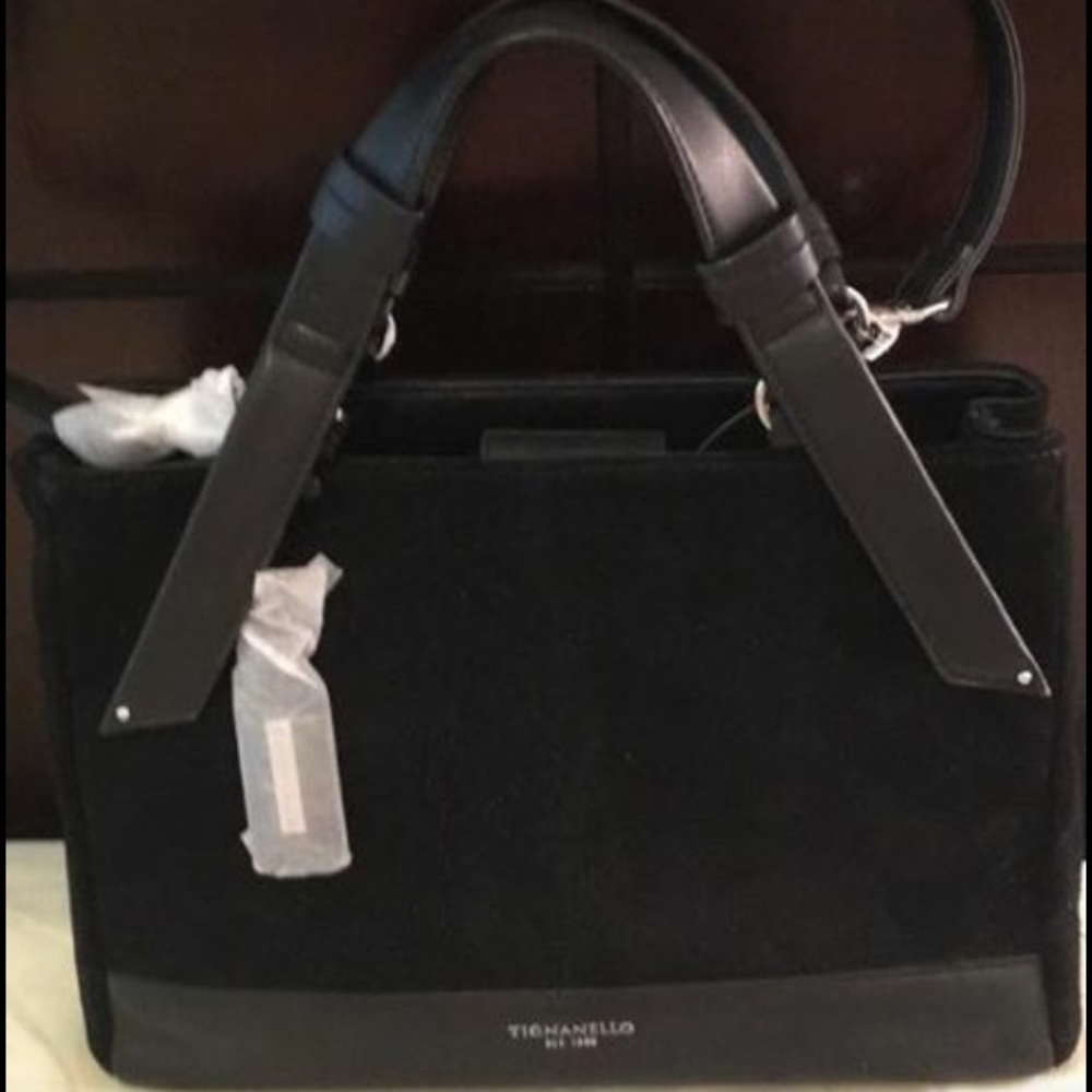 NWT suede and leather purse