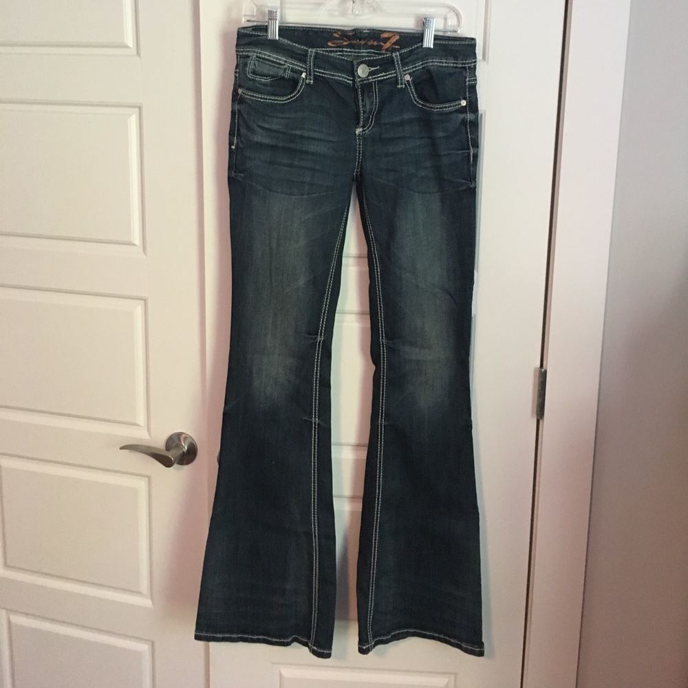 7 flare jeans