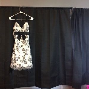 Black and white dress