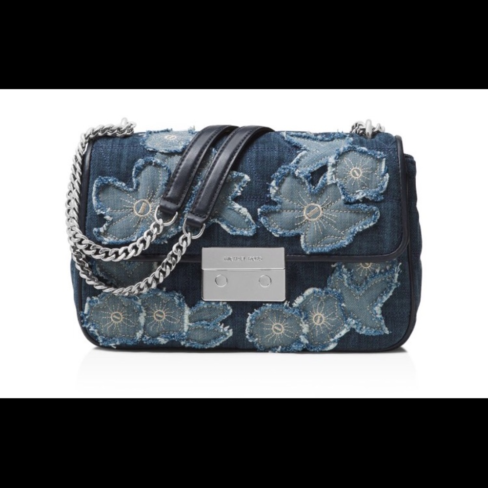 Michael Kors Denim floral Crossbody
