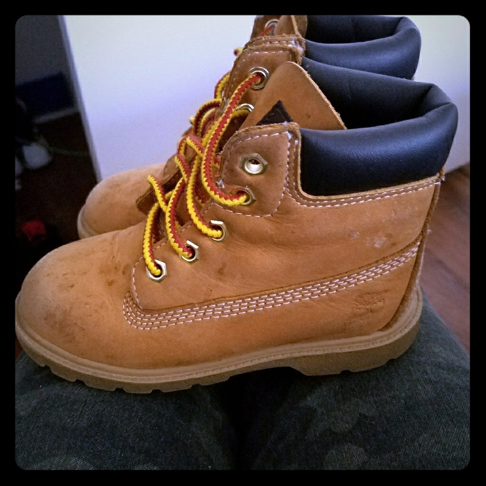 Timberland Wheat gum bottom boots 11C