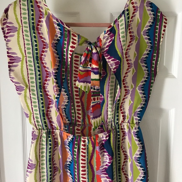 Open-back Colorful Sundress - Picture 3 of 3