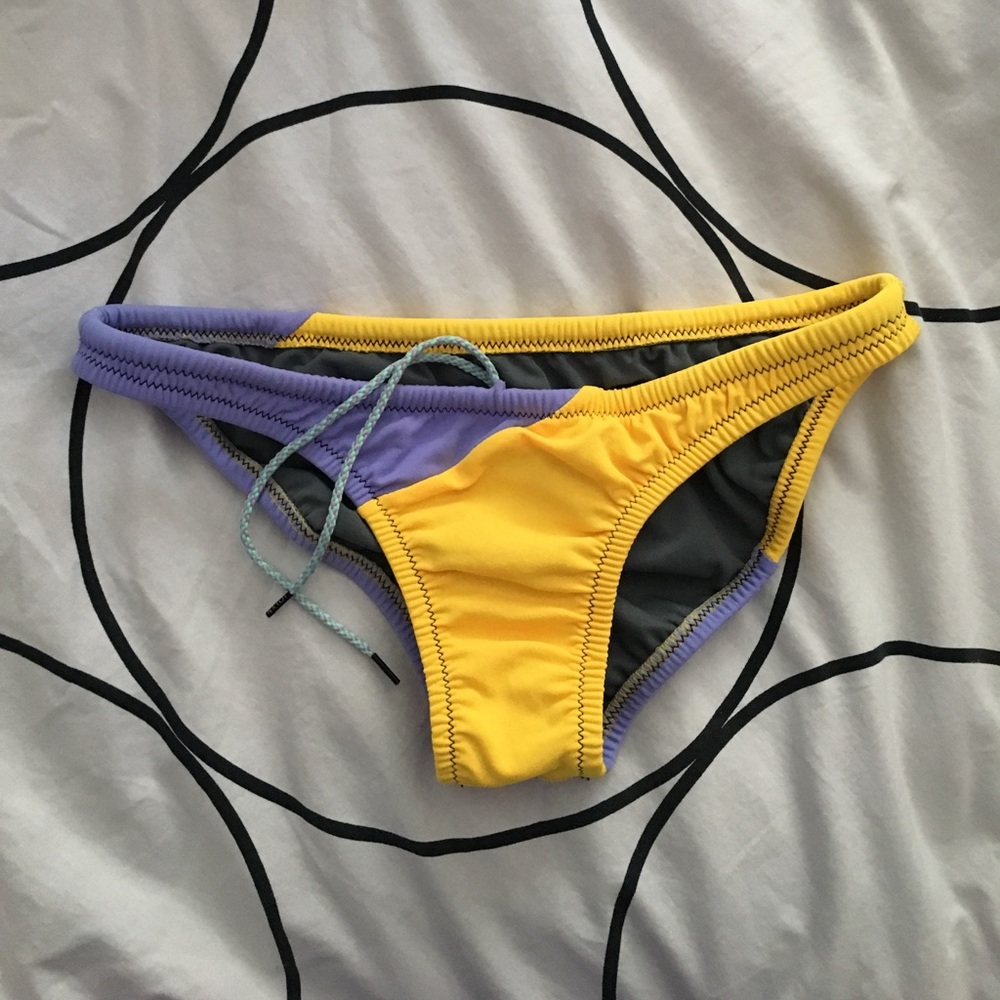 Split color large jolyn bottoms
