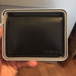 Vintage Fossil Wallet, New In Box.