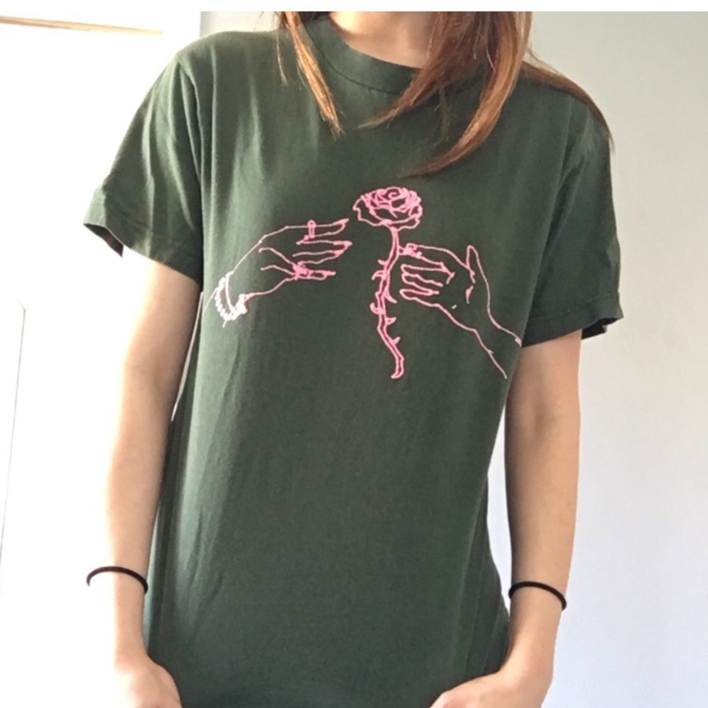 Divisions of labor rose tee from Urban Outfitters