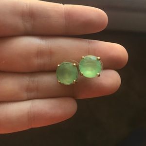 Kate Spade mint green gumdrop studs
